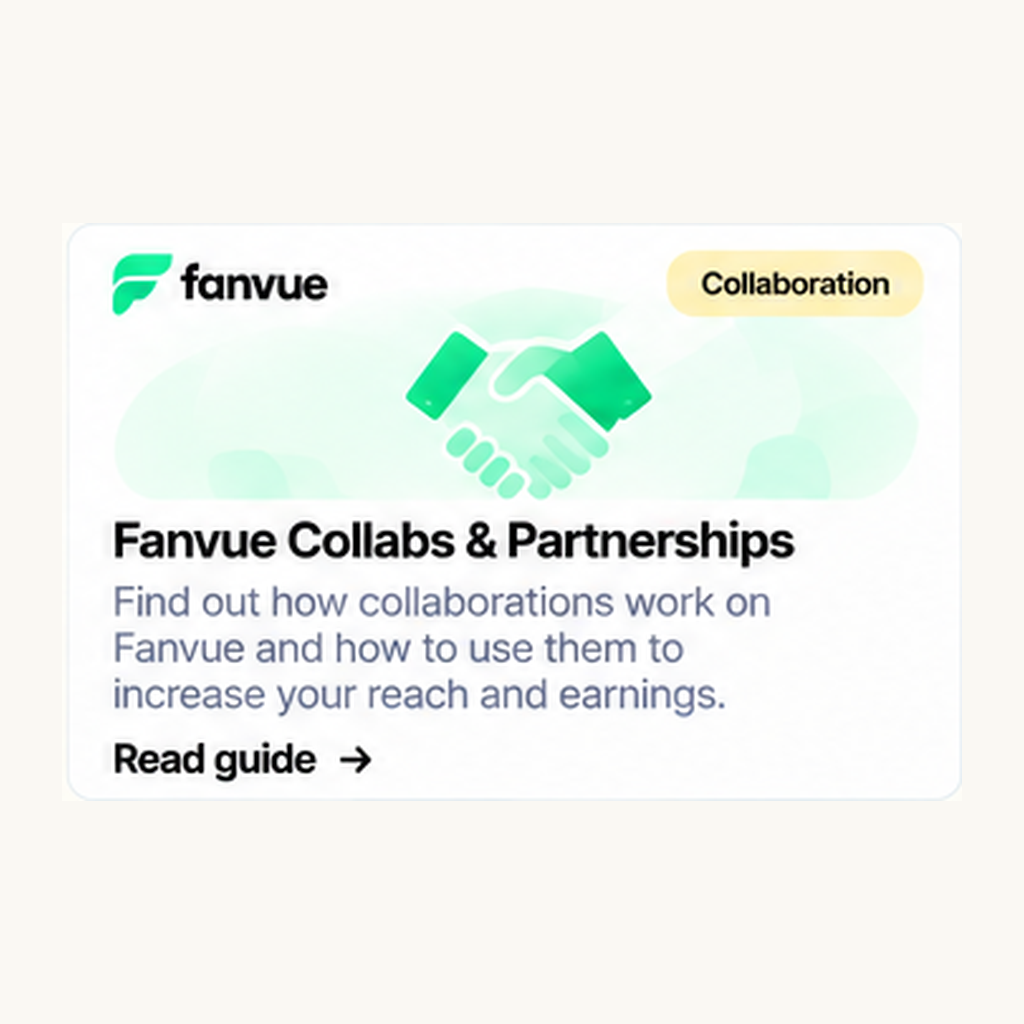 Fanvue Collaborators & Consent Guide